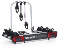 Merkloos Fietsendrager trekhaak - 3 fietsen - Uitbreidbaar tot 4 - Verlichting - Zwart - Draaglast 66,9 kg