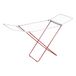 MSV Vleugeldroogrek 180x50x108cm 18m Staal Rood/Wit