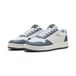 PUMA Sneakers laag 'Court Classic' cyaan blauw / goud / wit