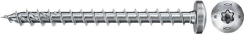 Fischer Power-Fast 6 x 50 Half-Round Head A2 VG TX Screws