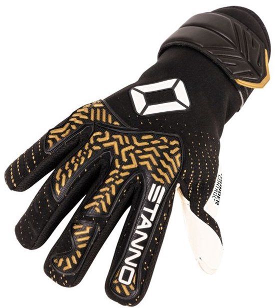 Stanno Thunder VII Keepershandschoenen - Zwart/Goud - Maat 10