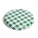 Couvercle, à carreaux vert/blanc, pour pot de conserve lisse et pot de conserve avec facettes