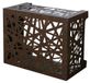 ARTIST Housse de climatiseur en aluminium Corten marron bronze L86 x L44 x H68 cm