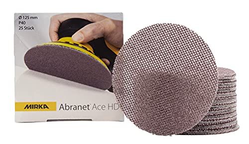 Mirka Abranet Ace HD netschuurschijven Ø 125mm klittenband/korrel P40 / 25 stuks