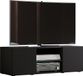 VCM meuble TV Sonoma-Eiche MDF/Verre 115x40x36 cm