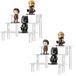 Acryl verhoger standaard display plank set van 2 voor Funko Pop en Amiibo figuren
