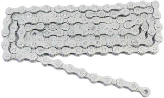 VWP Ketting Mk410rb 1/2-1/8 Inch 116 Schakels Staal Zilver