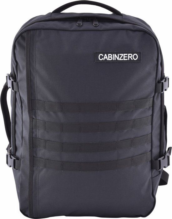 Cabinzero Military 44L Backpack - Military Black - Unisex