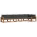 vidaXL - Ensemble de canapé d'extérieur - 6 pièces - Naturel et Anthracite