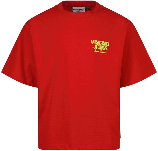 Vingino Icon-logo tee Meisjes T-shirt - Goji berry