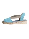 Toni Pons ELLA Suède espadrilles voor dames - TURKOOIS, maat 39