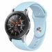 By Qubix - Geschikt voor Garmin Venu 4 (45 mm) - Rubberen sportband - Lichtblauw - 22mm