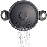 Ibili Pastapan 22 cm Aluminium met Deksel