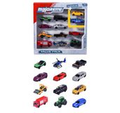 Majorette - 12-delige set – collectie Ride Now – schaal 1:64 – voertuigen van metaal – vrijwielen – 3 verschillende modellen – vanaf 3 jaar