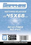Red Glove - 100 Sapphire Azure Sleeves 45 x 68 cm