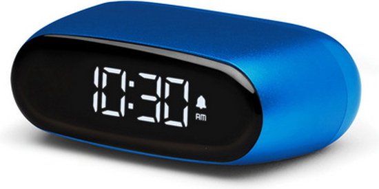 Lexon MINUT zakformaat wekker - Donkerblauw