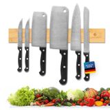 Exitoso Magnetic strip knife block Bamboo