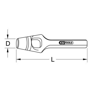 KS Tools KS Tools handvat losmaakijzer, 115mm Aantal:1