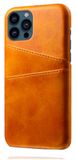 Casecentive - Leren Wallet case - iPhone 14 Plus - tan