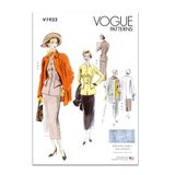 Vogue Misses' Vintage Suit and Coat Sewing Pattern Kit, Design Code V1932, Sizes 16-18-20-22-24