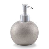 Zeller, Glitter, 18756, zeepdispenser, aardewerk, goud, ca. 10,3 x 10,3 x 14,5 cm.