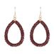 By Jam Gioielli Candy Sweet Jewellery oorbellen bordeauxrood