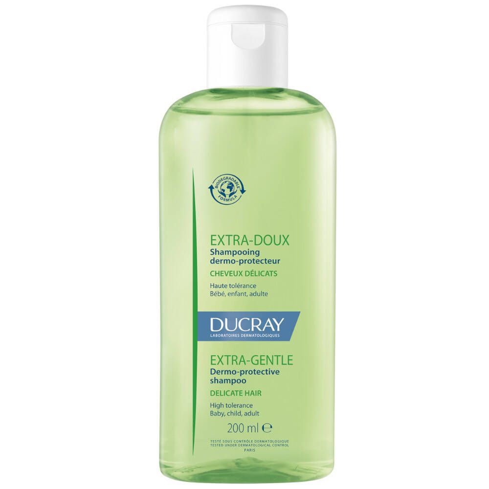 Ducray Extra-Doux Shampooing Dermo-Protecteur Shampoo Dagelijks Gebruik 200ml