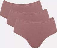 sloggi GO Daily Cotton Midi 3P Dames Onderbroek - Cacao -