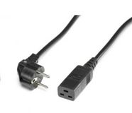 Link Accessori LP21907 elektriciteitssnoer Zwart 2 m CEE7/7 C19 stekker
