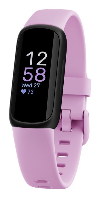 Fitbit Inspire 3 Activity Tracker - Zwart/Lila/Roze - S/L