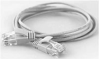 Wantec Wire Extra dunne patchkabel CAT.6 UTP, lengte 0,5 m, wit