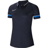 Nike Dri-FIT Academy Sportpolo Dames - Maat S - Navy/Blauw/Wit
