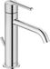 Duravit Balcoon wastafelarmatuur, maat M (uitloophoogte 138 mm), energiebesparende wastafelarmatuur (FreshStart), waterbesparende kraan badkamer (MinusFlow), met trekstang-afvoergarnituur, chroom