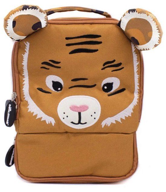 Les Deglingos Les Déglingos Rugzak Kind - Geïsoleerde Lunchtas Rugzak - Peuter Rugzak - Kleuterrugzak 3-6 Jaar - Schooltas Kinderopvang - Tijger