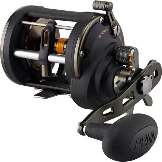 Penn Squall II Level Wind 2000 Reel - 4.9:1 Ratio - 4 Bearings - Front Drag
