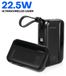Powerbank 20000mAh, mini chargeur portable avec connexion USB-C, USB-A et fonction de charge rapide sans fil, compatible téléphones portables, smartphones, tablettes, universel