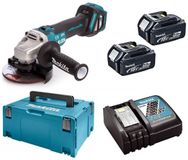 Makita DGA513RTJ - 18V Haakse Slijper - 2x 5.0Ah - In Mbox