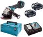 Makita DGA513RTJ - 18V Winkelschleifer - 2x 5.0Ah - In Mbox