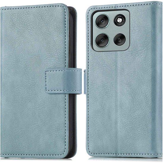 imoshion Luxe Bookcase - Geschikt voor Motorola Moto G86 Power - Lichtblauw