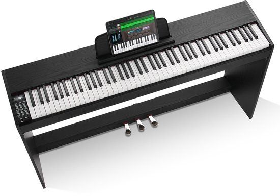 VEVOR Digitale Piano met 88 Toetsen, Elektrische Piano, Dubbel Toetsenbord