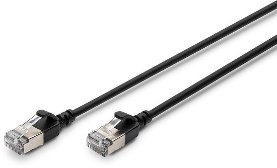 Digitus DK-1632-A-005S-BL netwerkkabel Zwart 0,5 m Cat6a F/FTP