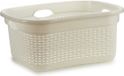 Arte r Panier à linge - Blanc - Plastique - 42 x 63 x 26 cm - 25 litres