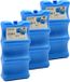 Arte r Artesania Cerd Koelelementen voor blikjes - Set van 5x stuks - 10 x 5,5 x 21 cm - blauw - Koelblokken - voor koeltas/koelbox