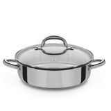 GSW Roestvrijstalen serveerpan, zilver/helder, 24 x 7 cm, 2,8 liter