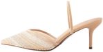 Next - Dames - Forever Comfort® hoge hakken met slingback en kralenversiering - Huidkleur