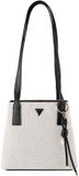 GUESS Alice Small Tote Schoudertas Natural / Black crème