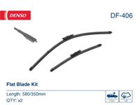 DENSO jeu d'essuie-glaces plats DF-406 (580/350 mm, conduite à gauche)