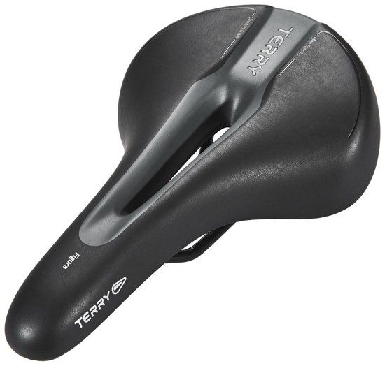 Terry Figura zadel Heren zwart - Racefiets - Unisex