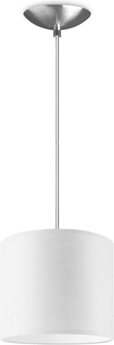 Home Sweet Home Hanglamp - - verlichtingspendel inclusief lampenkap - moderne pendellamp - 1 lichts - Ø 20 cm lengte 100cm - geschikt voor E27 LED lampe - wit
