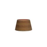 PRENDELUZ Lampenkap E27, 20 x 15 x 12,5 cm, donker hout